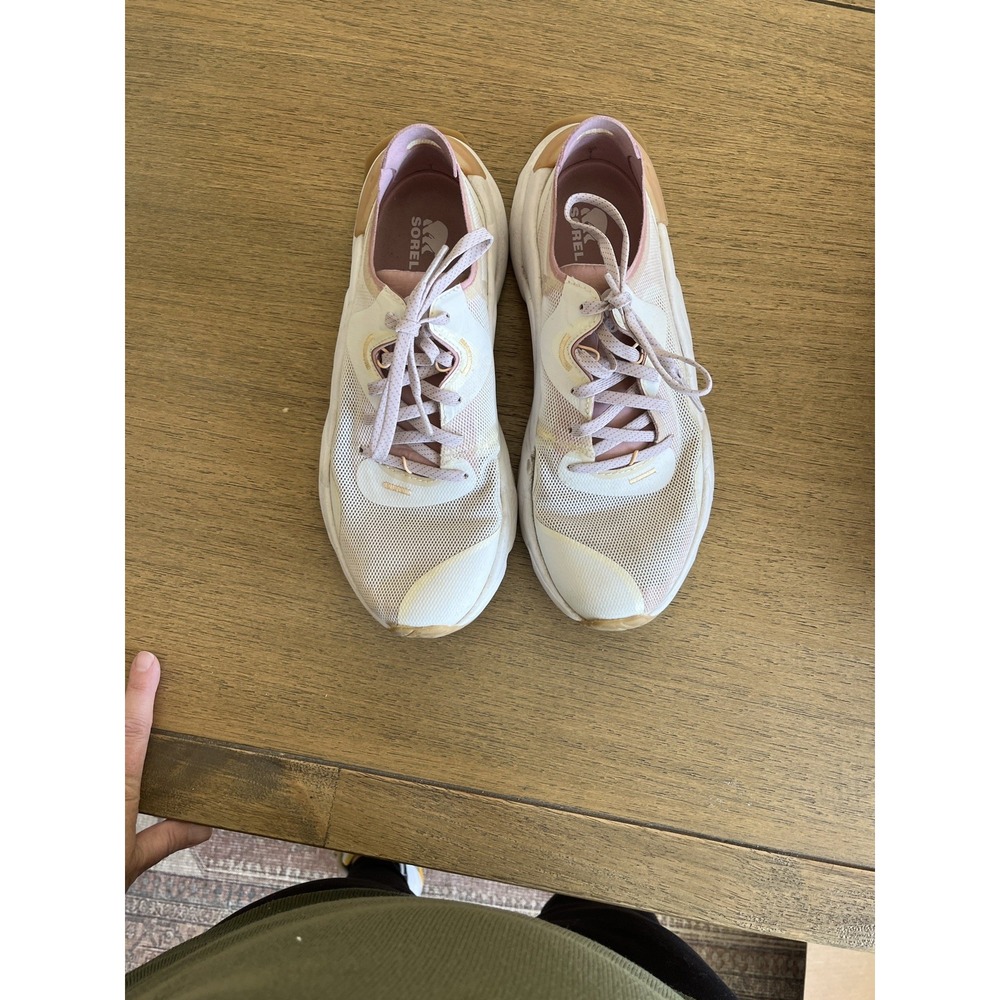 Sorel Kinetic RNEGD Float Sneaker Womens 8 Pink Mesh NL4699-191